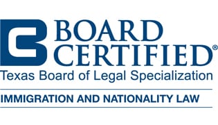 Board Certified | Texas Board of Legal Specialization | Immigration and National Law